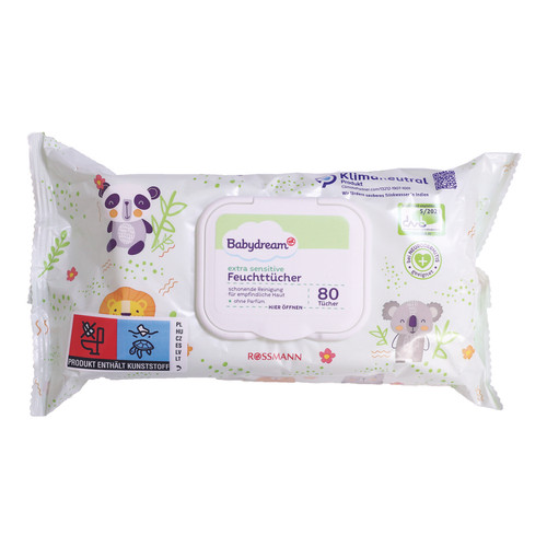 Babydream BABYDREAM EXTRA SENSITIVE FEUCHTTÜCHER
