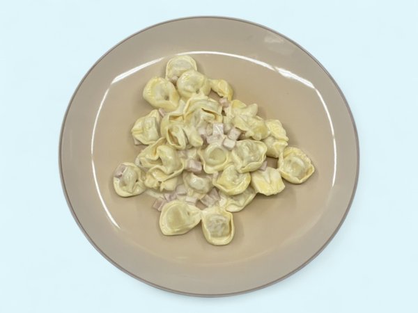 Tortellini with Cream & Ham